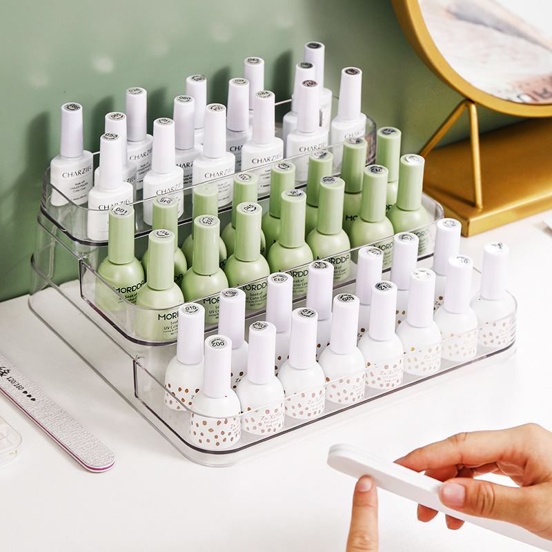 Desktop Parfüm Regal Badezimmer Make-Up Küche Liefert Organizer Box 3-Tier Display Riser Ständer Lagerung Rack Für Puppe Kosmetik