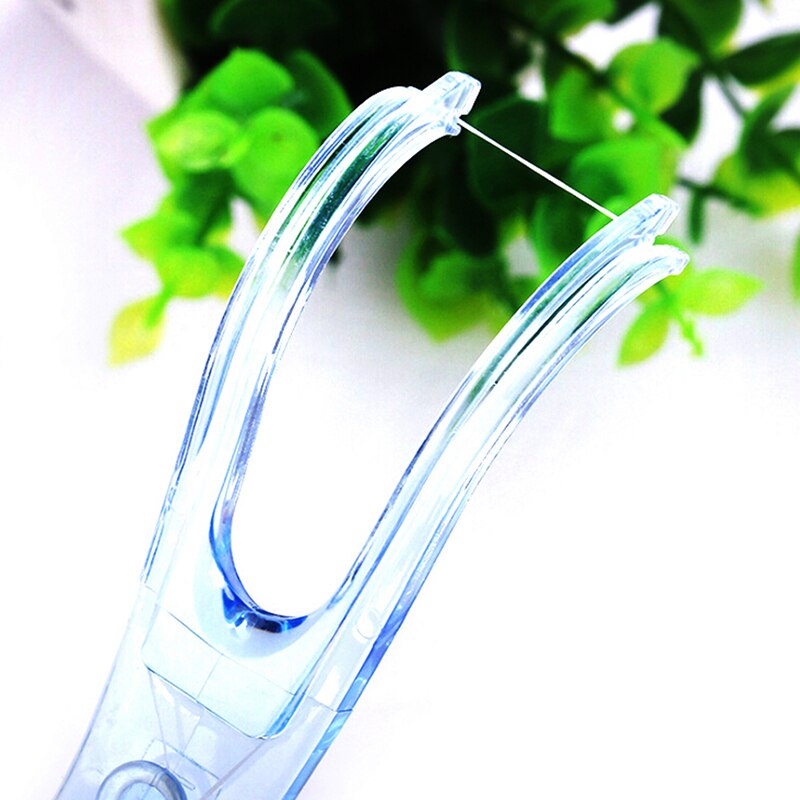 1Pc Dental Floss Holder Aid Oral Picks Teeth Care Interdental Convenient Durable Teeth Cleaning Random color