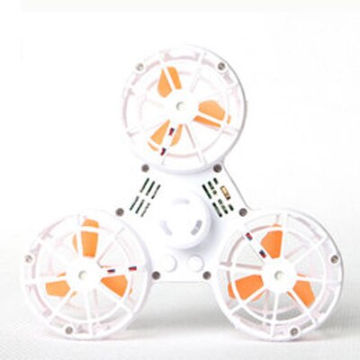 MYHOESWD Aircraft Chargable Air Fan UFO Flying Spinning Top Autism Anxiety Stress Release Toy Great Funny Toys For Children: White