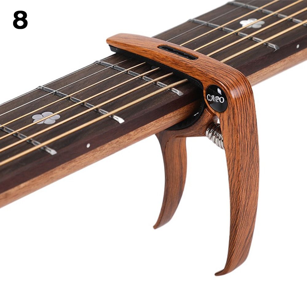 Gitaar Capo voor Akoestische Klassieke Elektrische Gitaar Toonaanpassing Metalen Stemklem Gitaaraccessoires Capotraste Quick Change Clip: Blauw