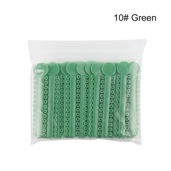 Y & W & F 40 pcs/pack liens de Ligature élastomère dentaire orthodontie élastiques bandes de caoutchouc soins des dents couleur vive soins buccaux: Bleu