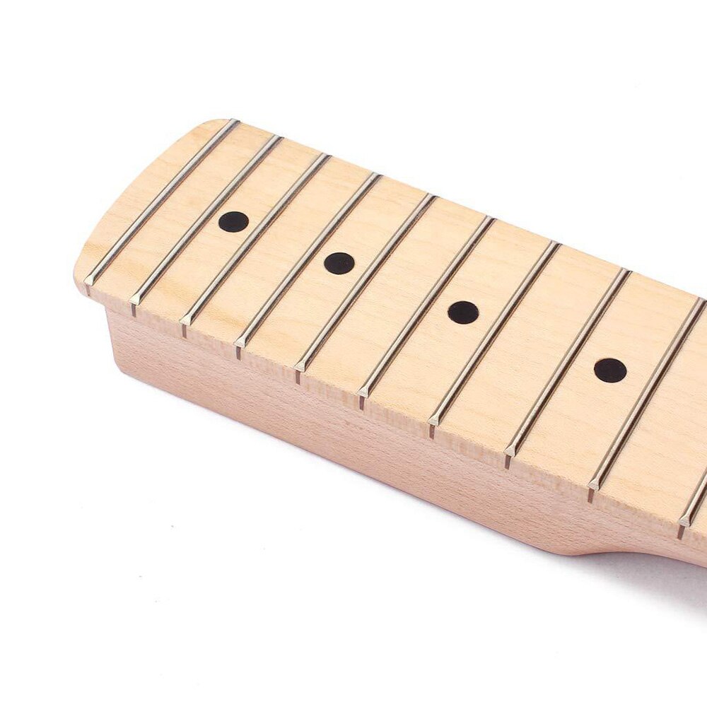 22 Frets Maple Fretboard Electric Guitar Neck Without Back Centerline Guitar Accessory Guitar Wood Electric Guitar Neck