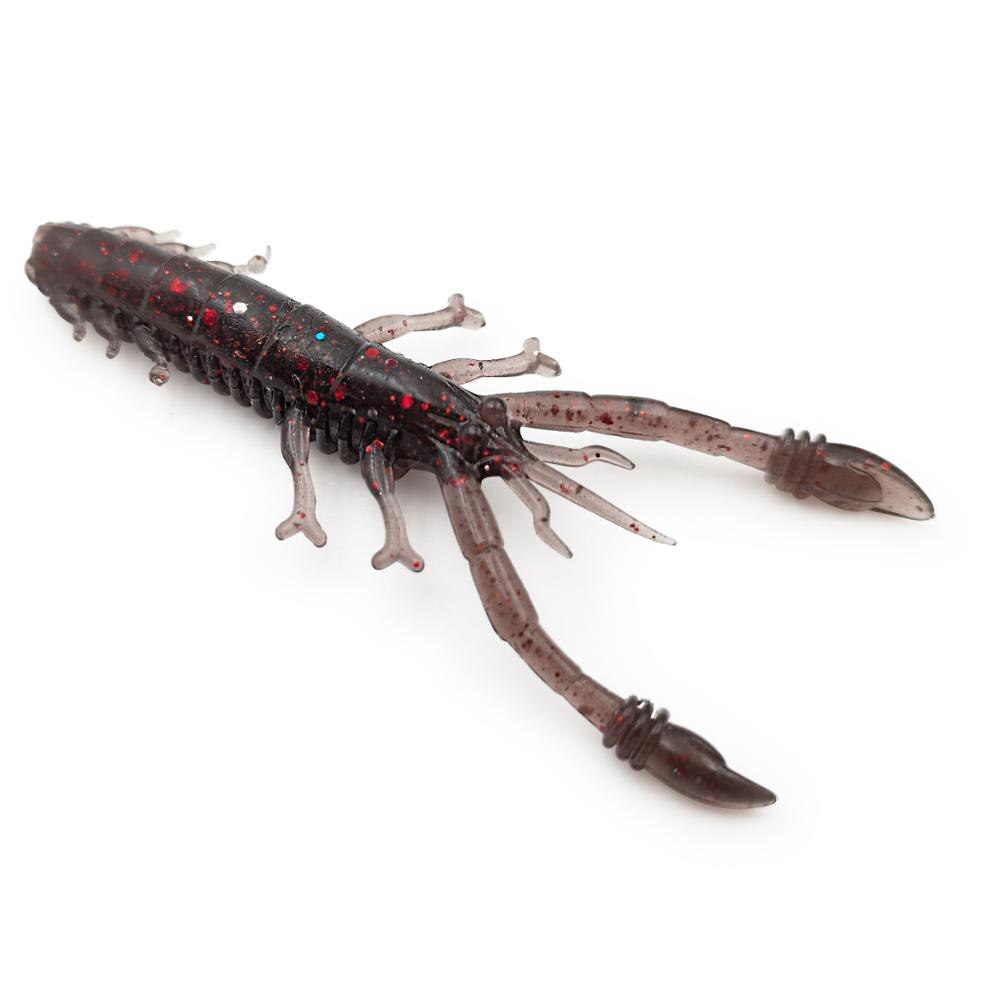 Soft Crawfish Bait Floating NED Rig Shot Silicone Shrimp Lure Crayfish Wobblers For Bass Perch TEXAS Fisihng: Color 04