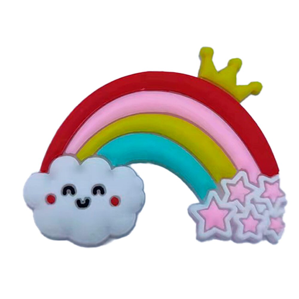 1Pcs Pvc Leuke Cartoon Koelkast Magneten Rainbow Cloud Hart Zon Ster Kroon Koelkast Magnetische Sticker Kinderen Photo Muur