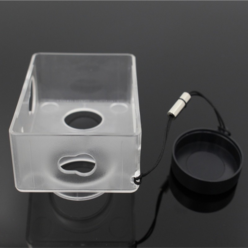 Transparante Beschermhoes Camera Ultradunne Waterdichte Behuizing Met Lens Cap Cover Voor Xiaomi Yi 1 Actie Camera Accessoires