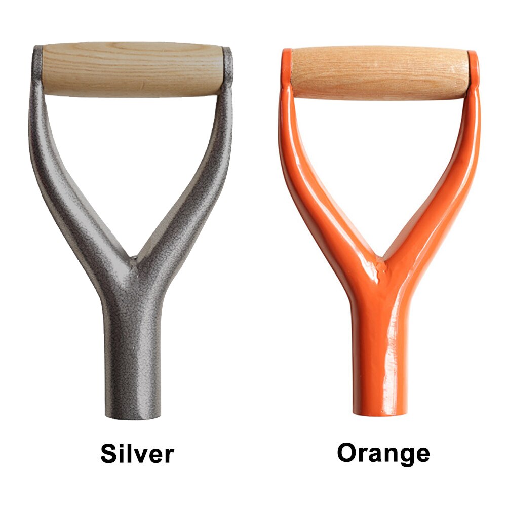 Home Shovel Handle Spade Fork Multifunctional Y Grip Raking Solid Iron Replacement Garden Tool Portable Accessories For Digging