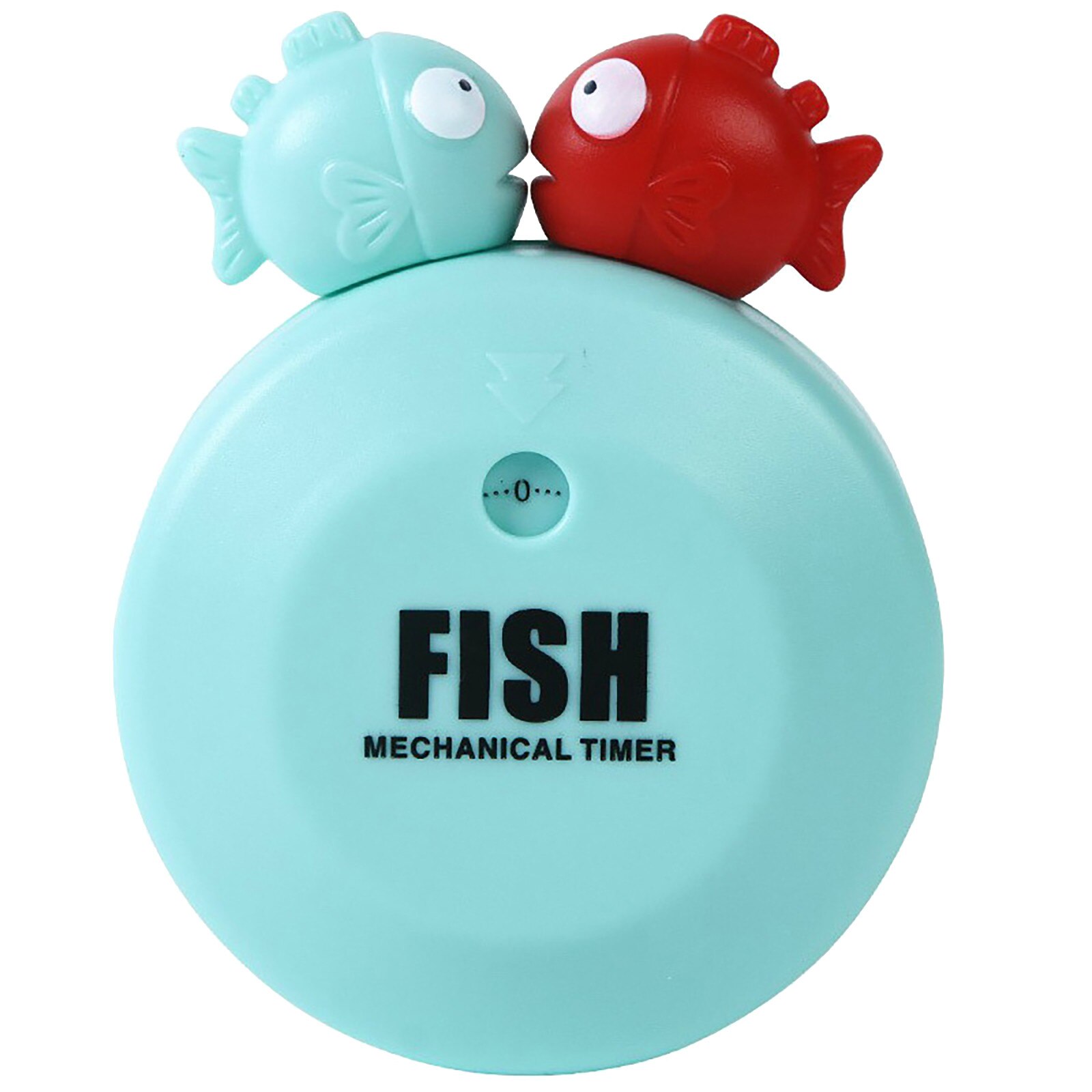 25# Rotating Cute Time Manager Bubble Fish Timer Mechanical Reminder Timer Magnetic Countdown Count Down Cooking kitchen tools: D