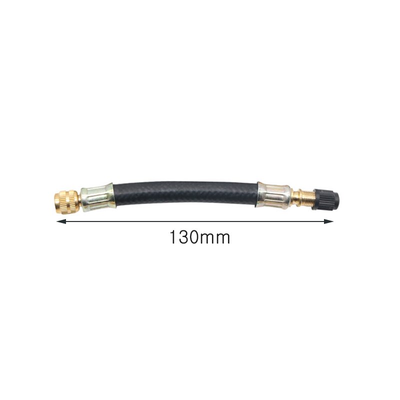 Vário trançado flexível mangueira de pneu válvula de borracha inflável mangueira fio de aço rodas carro pneu válvula hastes extensões tubo adaptador: 130mm