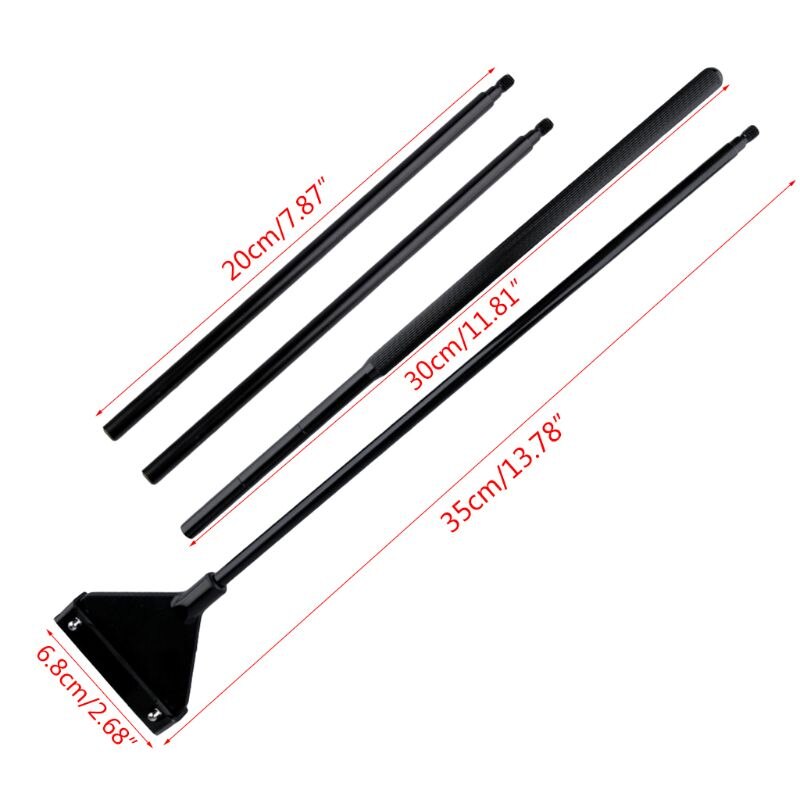 1Set Aluminum Alloy Aquarium Algae Cutter Fish Tank Scraper Cleaner Removal Tool