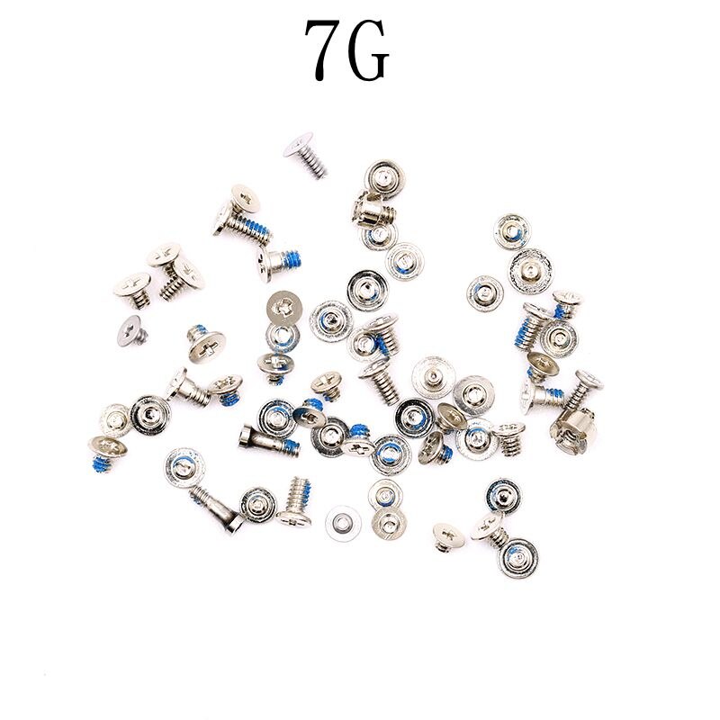 Täysi sarja ruuvit iphonelle 6 6 plus 7 7 plus 8 8 plus x xr xs xsmax 5s 5 mobiilitarvikkeet ruuvisarjan vaihto