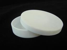 80mm PTFE teflón petri plato con cubierta, F4 plato de cultivo equipo de experimentos químicos
