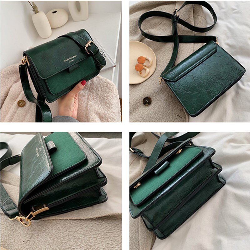 Vintage Kleine Schouder Messenger Crossbody Tassen voor Vrouwen Handtassen Mode Dames Clutch Casual Totes Vrouwelijke Portemonnee