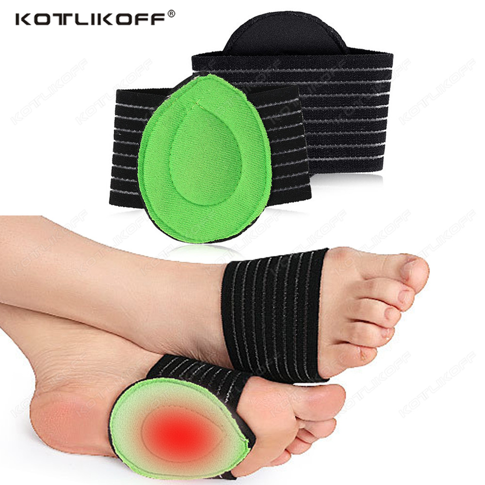 Pain Arch Foot Care Pads For Shoes Shocking Flat Feet Arch Support Plantar Fasciitis Heel Pain Aid Sports Cushioned Accessories: Default Title