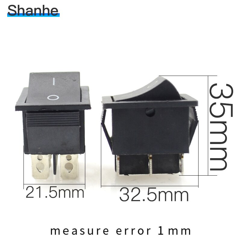 KCD4 rocker switch boat switch Momentary self-reset & fixed self-locking 6pin 16A 250VAC 20A 125VAC