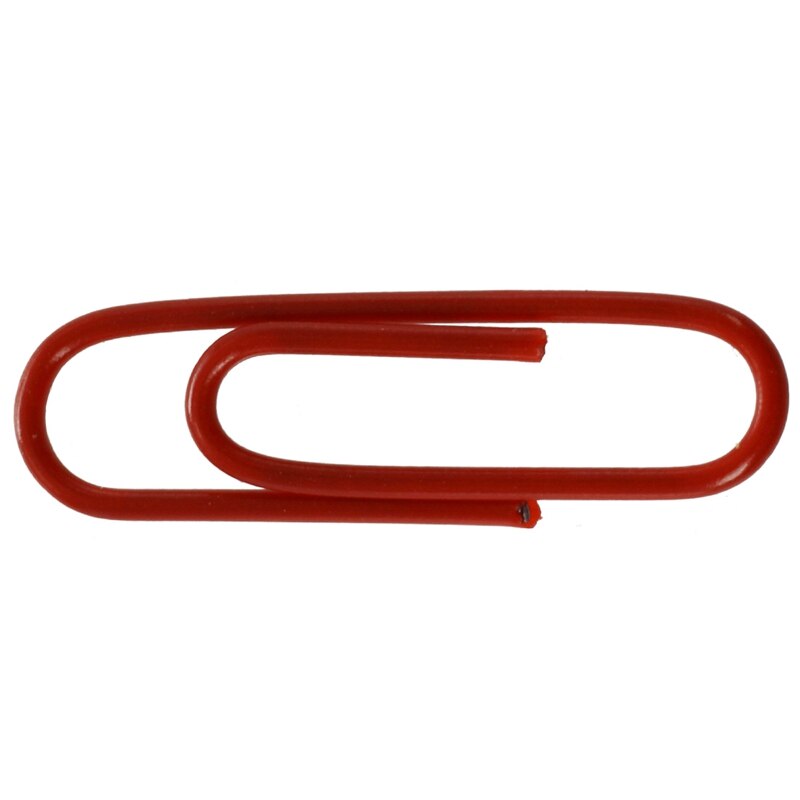 100 stk papirclips hæftefiler parentes multi 0.8 cm 2.8 cm farvede