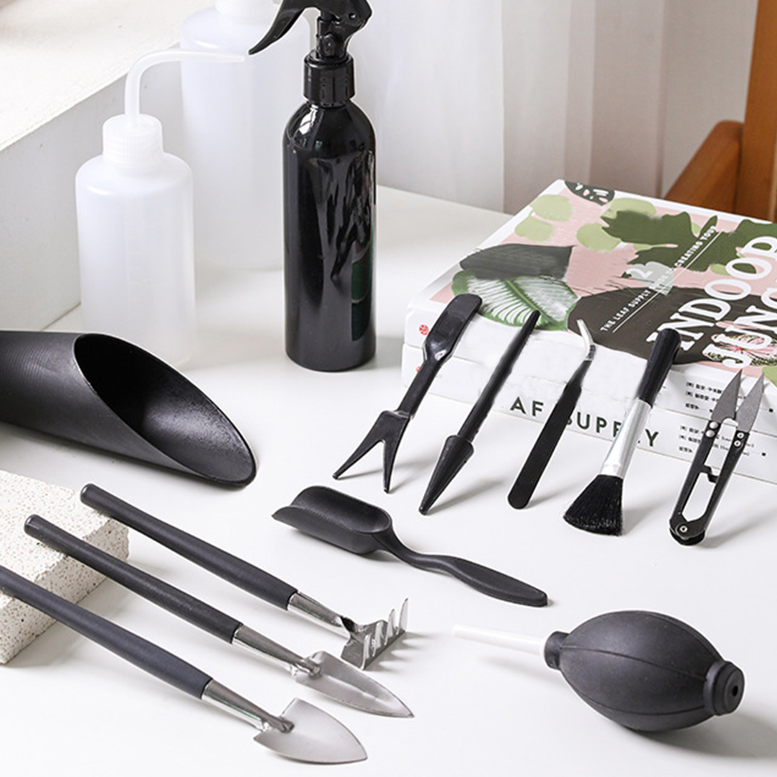 5/8/13pcs Garden Planter Kit Succulent Plants Tools Mini Garden Hand Tools Set Indoor Bonsai Miniature Transplant Seedling Tool