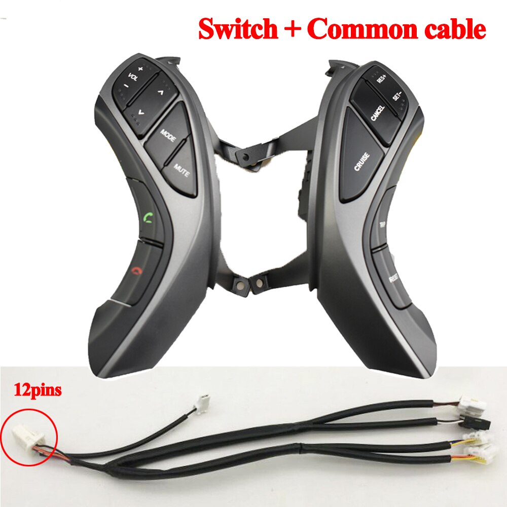 Auto Stuurwiel Knop Voor Hyundai Elantra Jaar I30 Audio Telefoon Bluetooth Cruise Control Auto Schakelaars