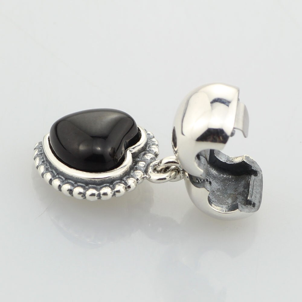 Charm Pandora 925 Sterling Silber Charm Mit CZ Kristall – Offenes Herz, Perfekt Für Halskette Oder Armband Jewellerybox Silberanhänger
