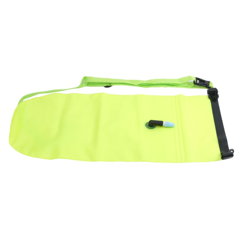 Outdoor Swimming Buoy Multifunction Swimming Drift Bag Swimming Float Waterproof PVC Lifebelt Water Sports: Yellow