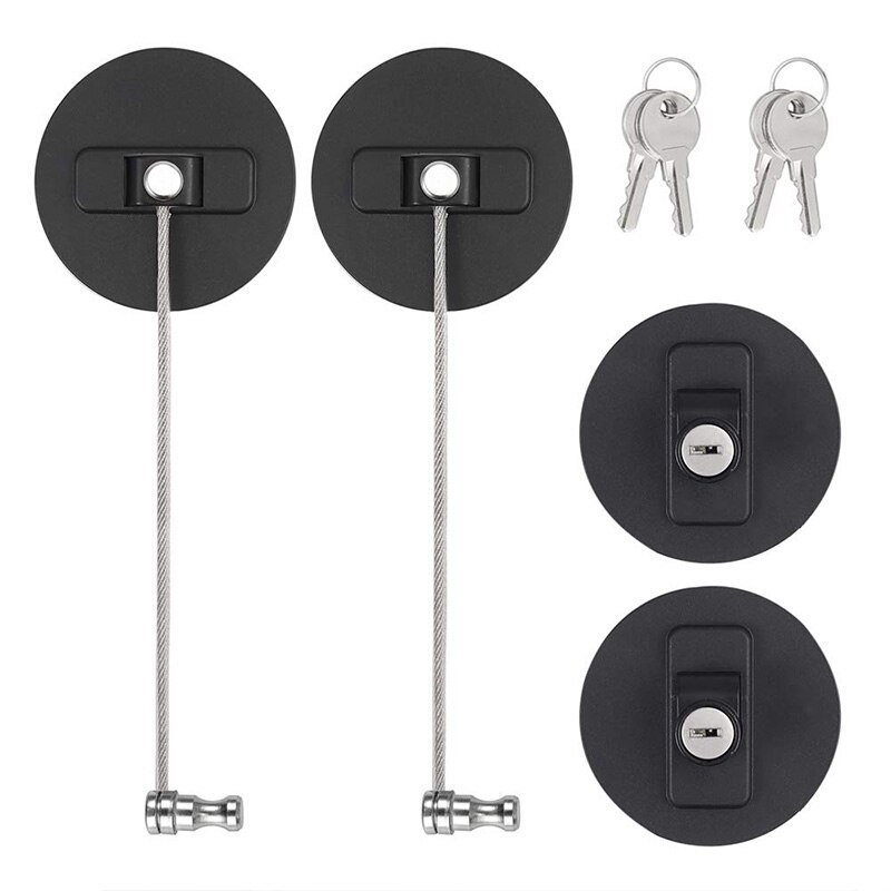 Refrigerator Lock 2 Pack Freezer Door Lock Child Safety Cabinet Lock for Refrigerator Drawer Cabinet