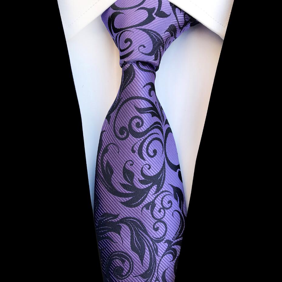Ricnais-Cravates classiques à carreaux pour homme, 8cm, vert, bleu, tenue de soirée, mariage