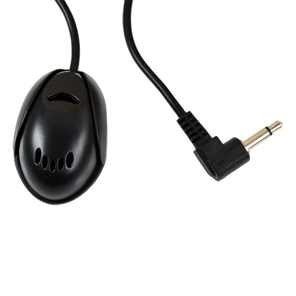Marsnaska ulkoinen mini 3.5mm langallinen automikrofoni mikrofoni autoon dvd radio stereosoitin keskusyksiköt 1m kaapelia musta