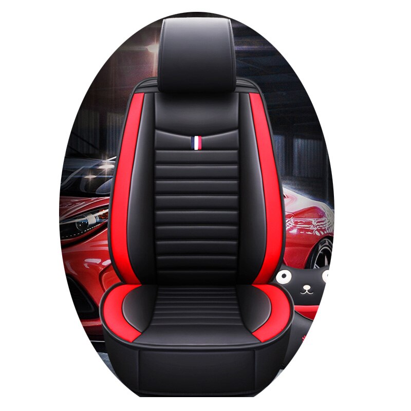 asiento de cuero Pu cojín no se mueve Universal cubierta del coche no diapositiva General saltos Hatchards a para Toyota Rav4 E6 X30