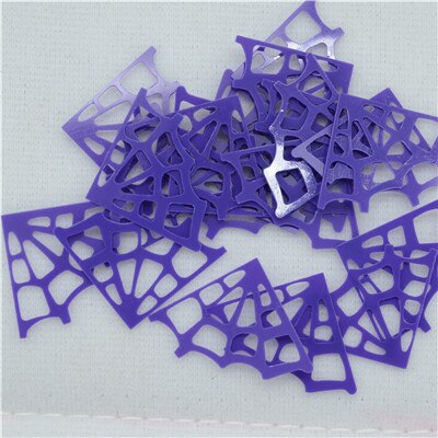 500 stuks/partij 26*18mm zwarte halloween spinnenwebben losse pailletten mooie knutsels voor naaien/webbing diy accessoire kinderen diy: Paars