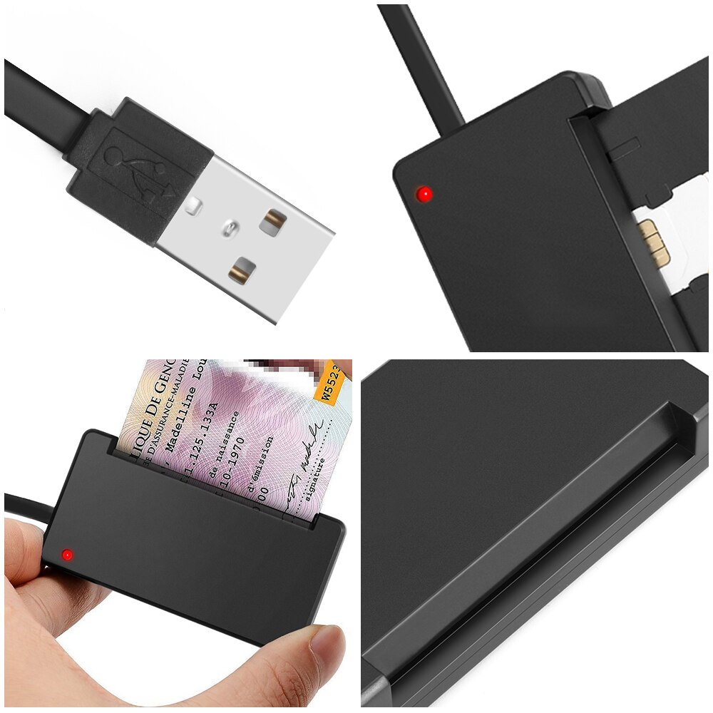 Usb 2.0 Smart Card Reader Memory For Id