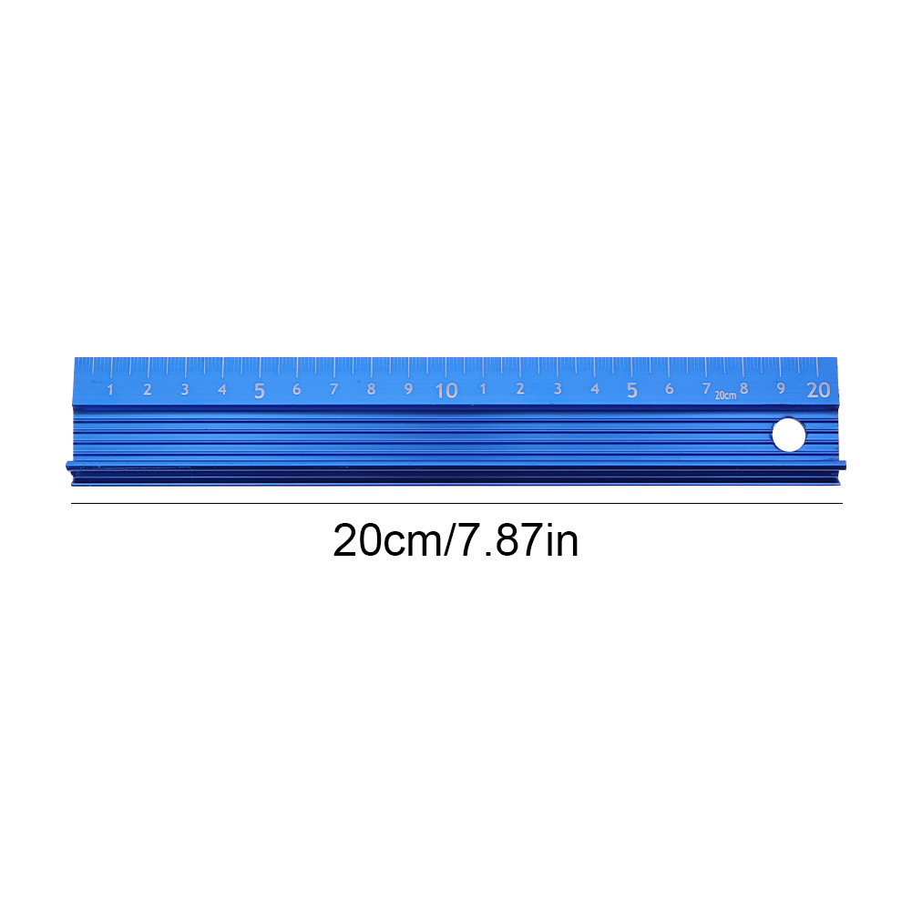 20CM 30CM 45CM 60CM Schneiden Lineal Metall Handwerk Sicherheit Lineal Nicht Unterhose Aluminium Legierung Multifunktionale Schutz lineal Metall Lineal
