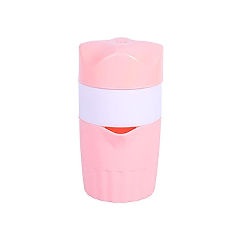 Portable Manual Juicer Cup For Citrus Orange Lemon Fruit Squeezer Child Healthy Life Potable 100% Original Juicer Machine: Pink