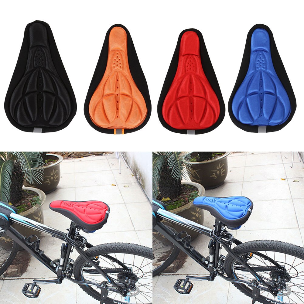 Fiets Zadel 3D Soft Bike Seat Cover Comfortabele Verdikte Extra Foam Zitkussen Fietszadel Seat Voor Fiets Accessoires
