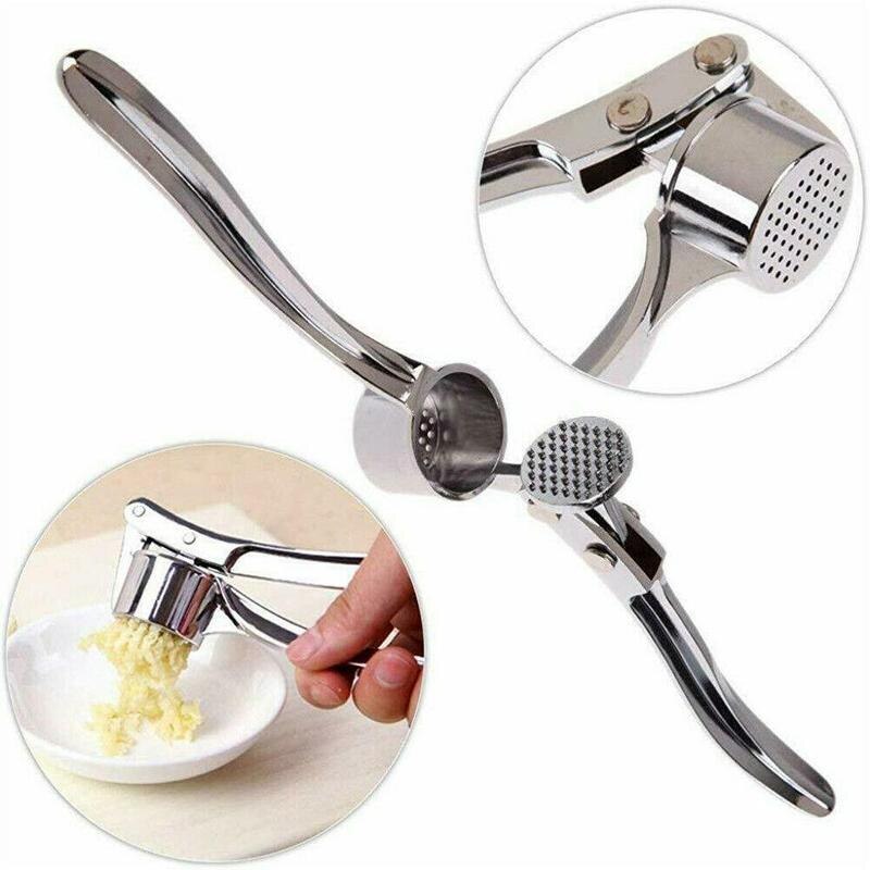 Prensador de ajos de acero inoxidable de aleación de Zinc, torcedora de ajo, cocina, corte Manual, ajo prensado, picado, herramientas para machacador de ajo