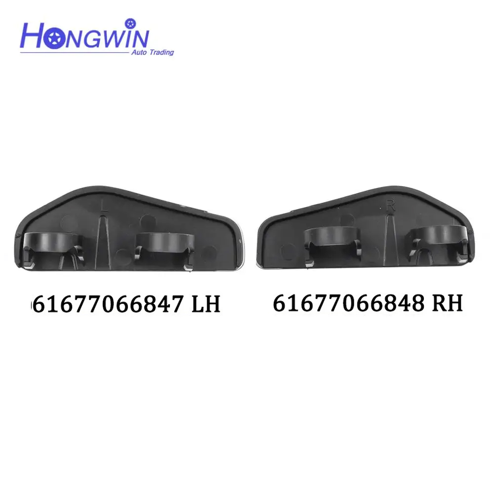 Boquilla de lavado de faros delanteros, tapa de cubierta de pulverización para BMW Serie 3, E46, 316, 318, 320, 323, 325, 328, 330, M3, 61677066847, 61677066848