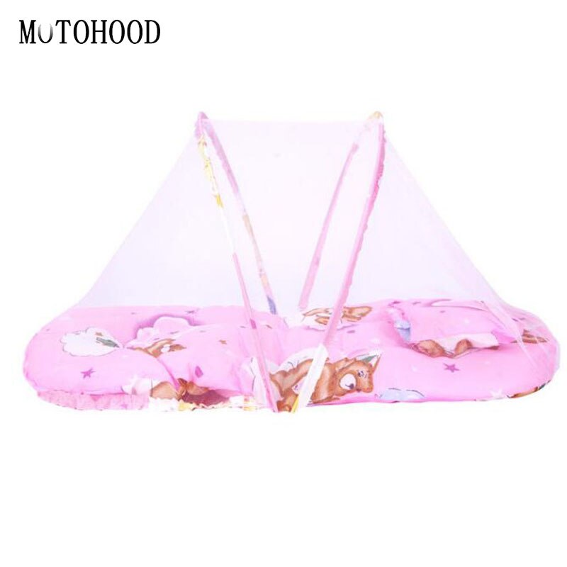 MOTOHOOD Baby Bed Portable Foldable Crib Netting Child Baby Stroller Mosquito Net, Baby Portable Folding Mosquito Netting Cover