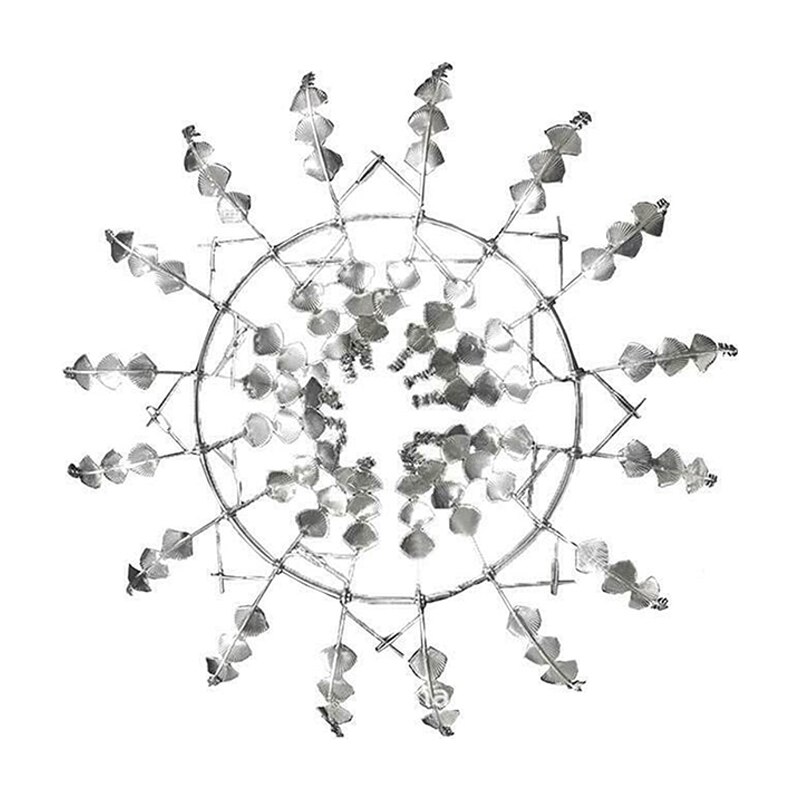 Unique Magical Metal Windmill Kinetic Metal Wind Spinners With Metal Garden Stake Outdoor Wind Spinners Garden Decoration: SV