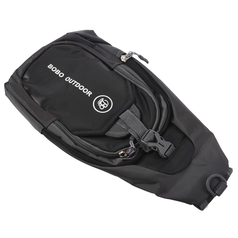 Anti-diefstal holster voor heren, schoudertas voor onderweg, zwart