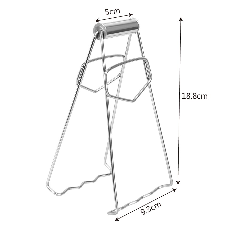 NICEYARD Stainless Steel Anti Bowl Holder Clamp Gadgets Take Bowl Plate Dish Clip Tongs Kitchen Accessories