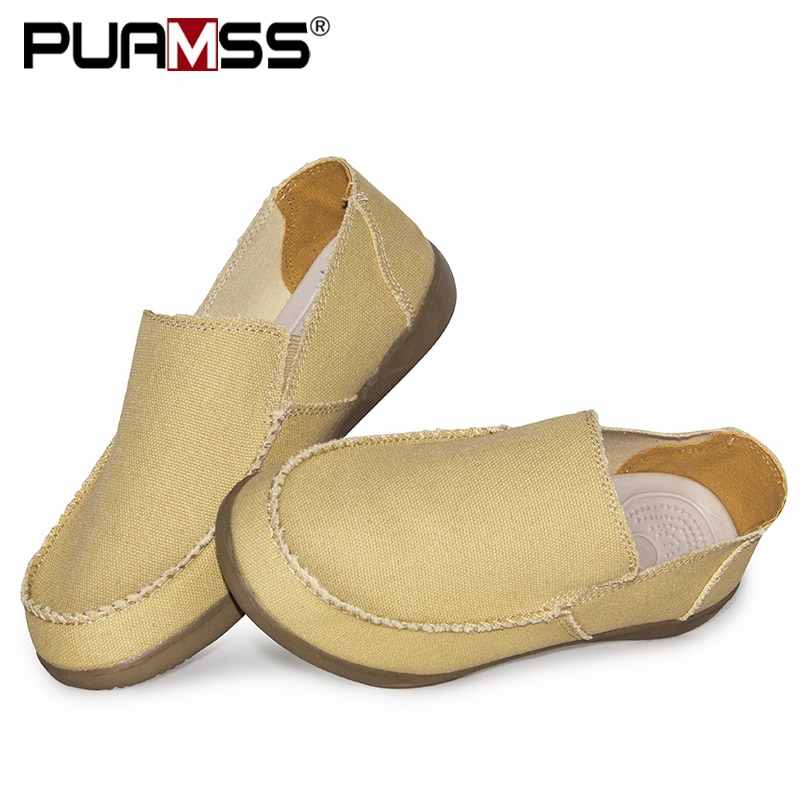 Summer Men Loafers Men Shoes Natural Canvas Shoes Breathable Casual Shoes Men Sneakers Zapatillas Hombre