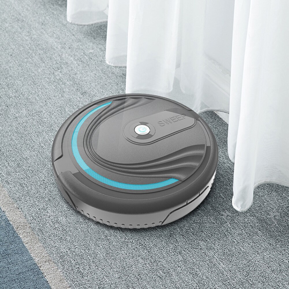 2 In 1 Intelligent Robot Plastic Universal Energy Saving Easy Operation Auto-induction Floor Sweeping Cleaning Vacuum Cleaner