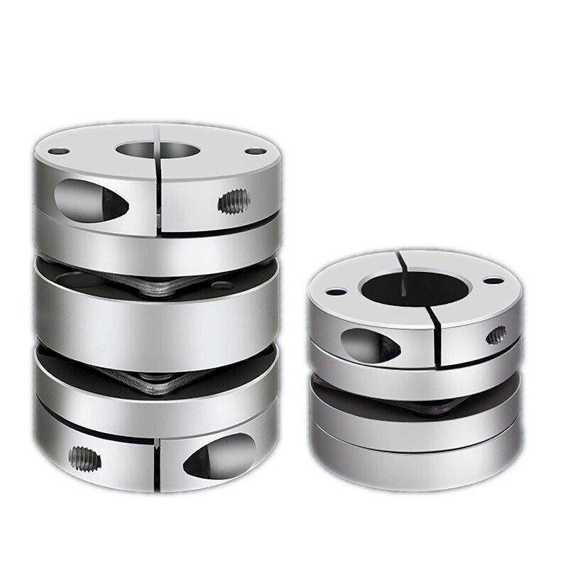 Membran kupplung aluminium legierung flexible einzel-und doppel membran welle kupplung stepping servo motor hohe drehmoment koppler