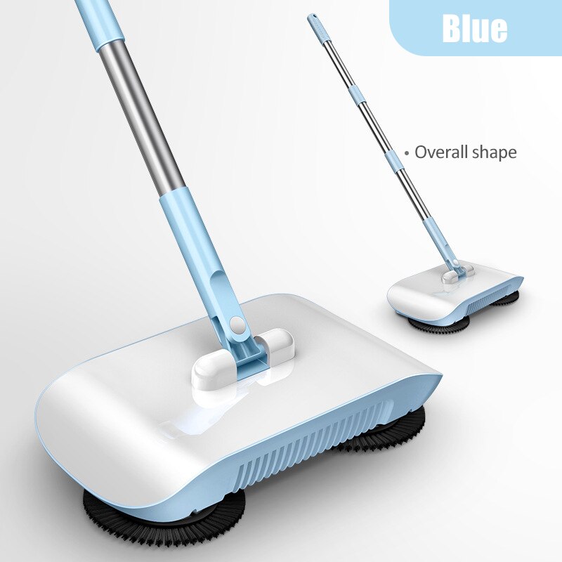 Family Multifunctional Mop Machine All-in-one Sweeping And Mopping Machine Kitchen House Broom Handle Cleaning Products For The: blue