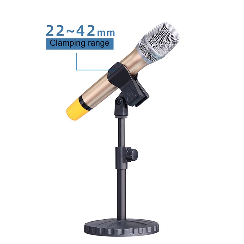 1Pc Universele Microfoon Clip Voor Shure Mic Houder Handheld Microfoon Draadloze/Draad Mic Stand Accessoire Zwart