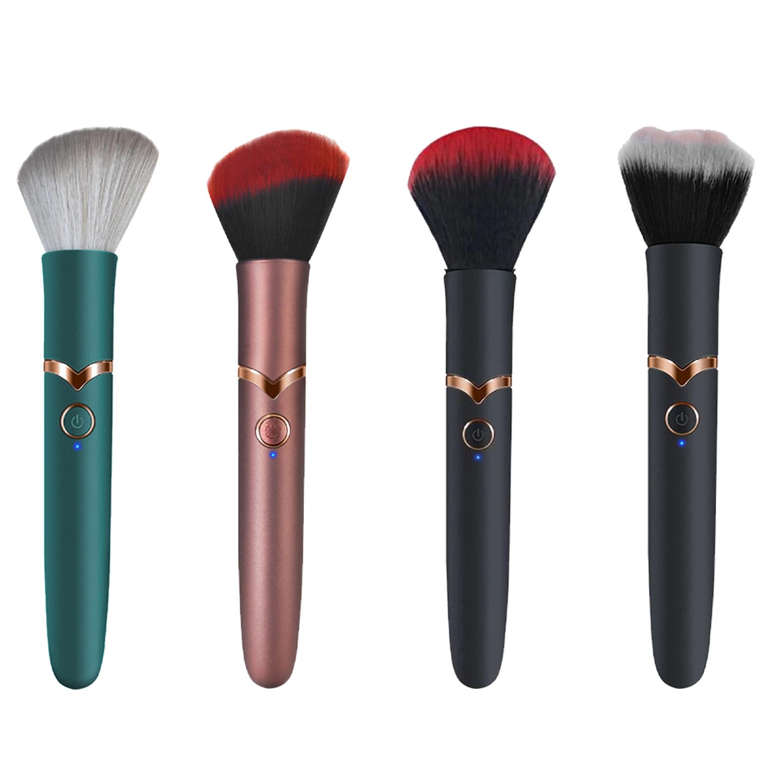 Elektrische Kosmetik Pinsel Foundation Erröten Lose Pulver Pinsel Schönheit Werkzeuge Waschbar Vibration Wiederaufladbare Make-Up Pinsel Werkzeuge