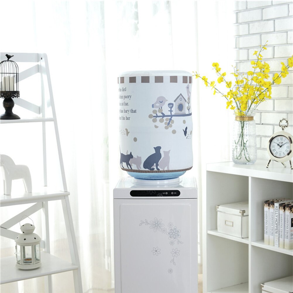 Container Protector Dust Proof Reusable Bucket Decor Bottle Purifier Drinking Fountain Office Furniture Water Dispenser Cover: E