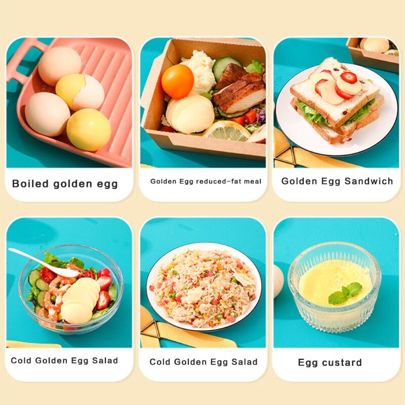 Egg Scrambler Shaker Whisk Hand Powered Eggs Mixing Maker Manual Blender Egg Yolk Mixer Puller Kitchen Gadget 87HA