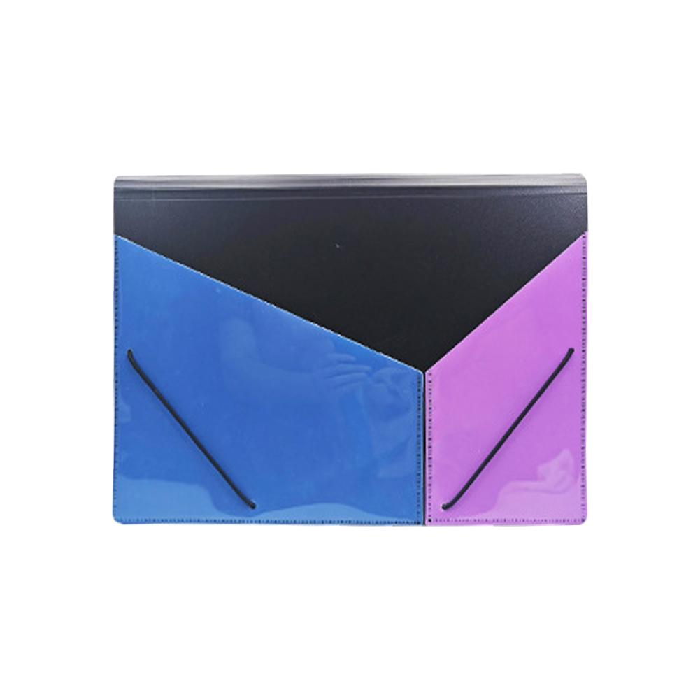 13 Pockets Document Organizer Expanding File Folder A4 Size File Document Organizer Holder Business Office Supplies: 2