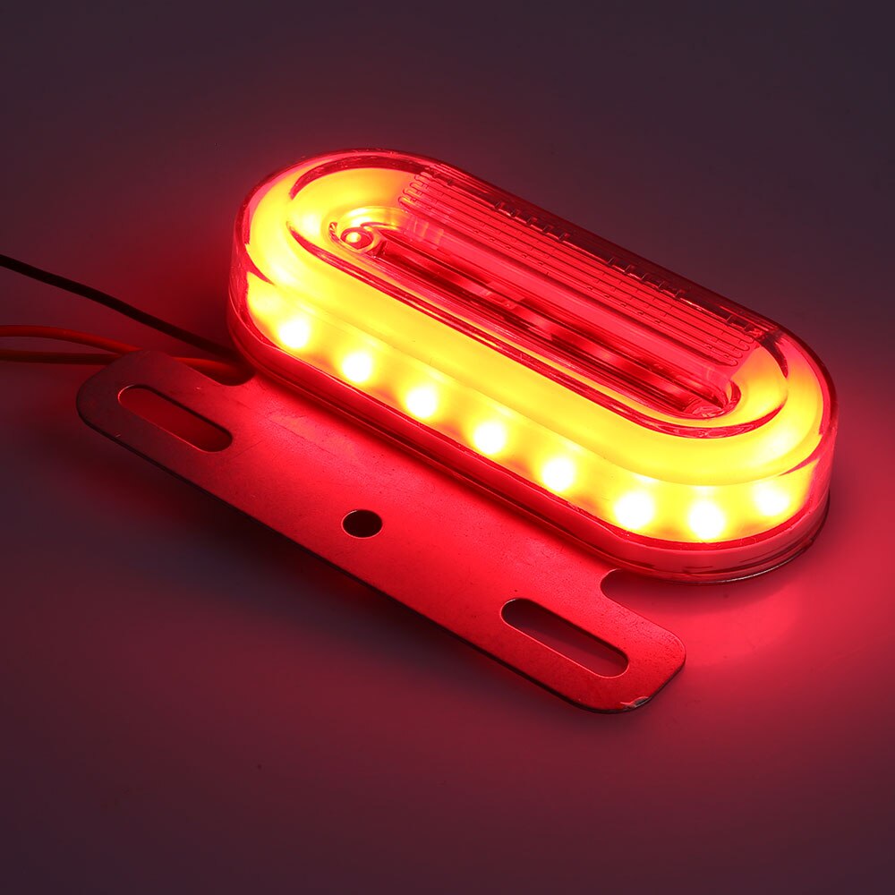 12LED 2 color elliptical light guide light truck spotlight/side light DC24V (single bag)