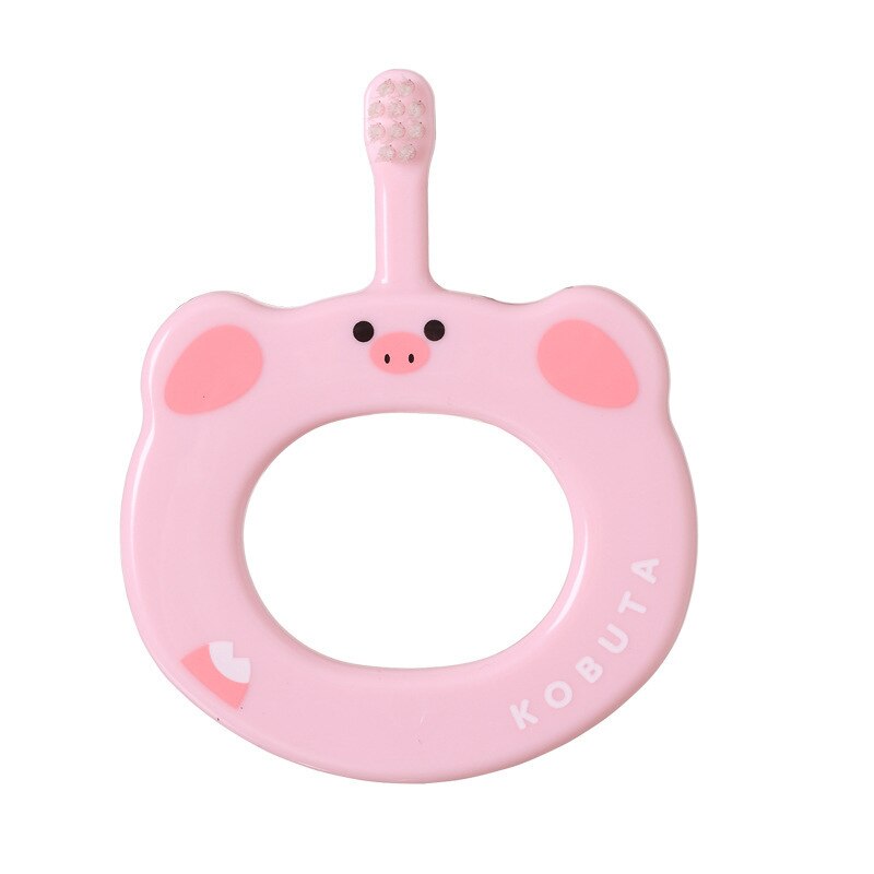 Imebaby Baby Zahnbürste Kleinkind Ausbildung Zahnbürste kinder Zahnbürste Nylon pelz Baby Elemente Weichen Pelz Ring Anti Zahnbürste