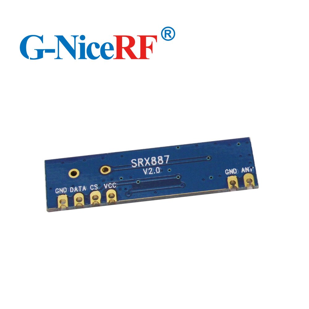 Module récepteur de données RF sans fil, 15 pièces/lot, SRX887 433MHz, ASK, Super hétérodyne